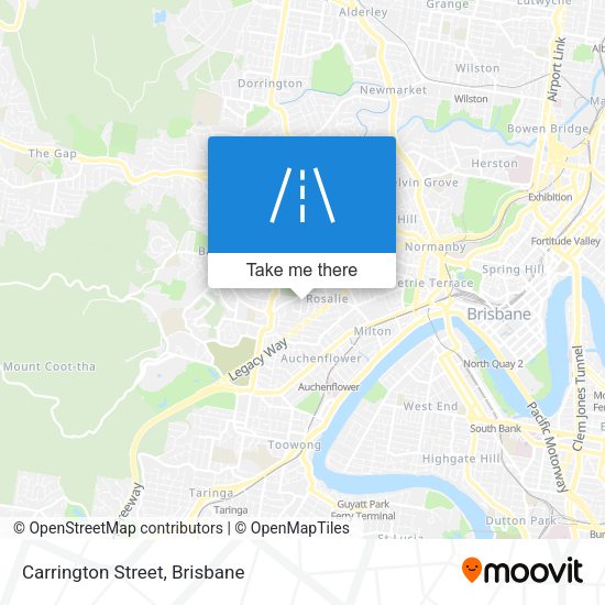 Carrington Street map