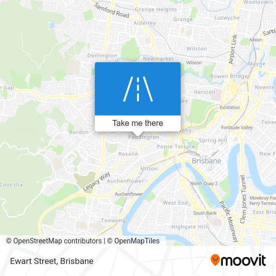Ewart Street map