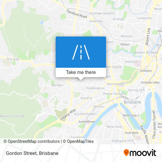 Gordon Street map
