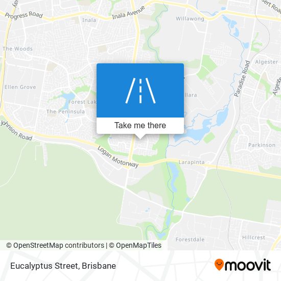 Eucalyptus Street map