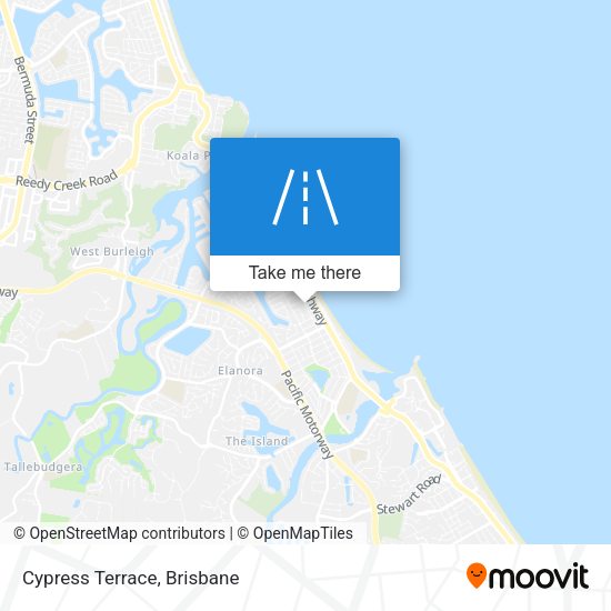 Cypress Terrace map