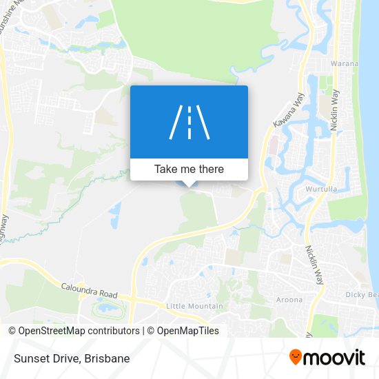Sunset Drive map