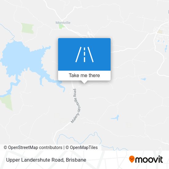Upper Landershute Road map