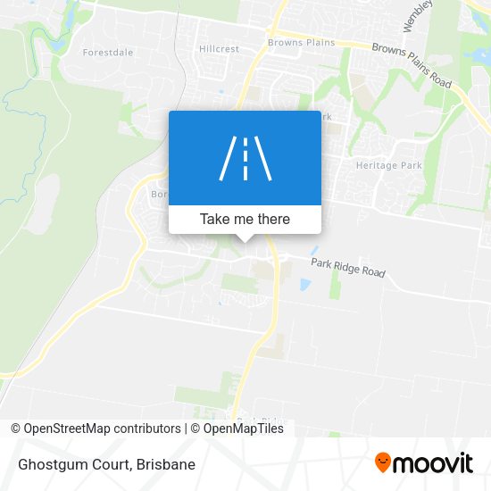 Ghostgum Court map