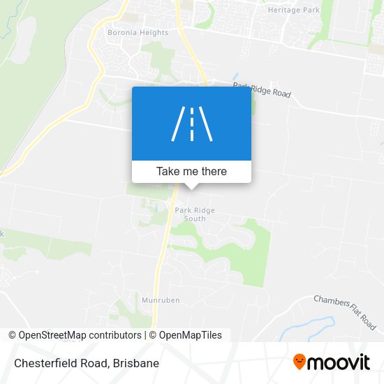Chesterfield Road map