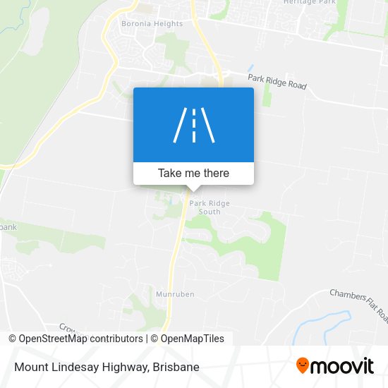 Mount Lindesay Highway map
