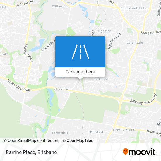 Barrine Place map