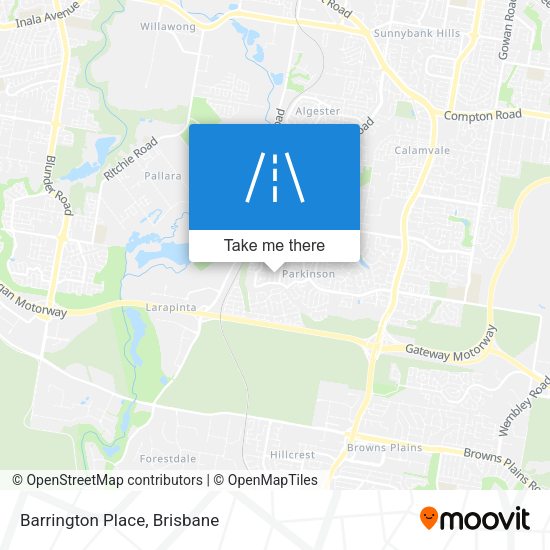 Barrington Place map