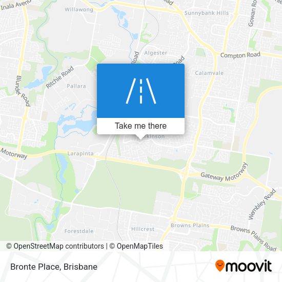 Bronte Place map