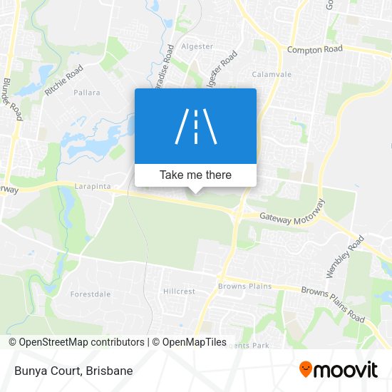 Bunya Court map