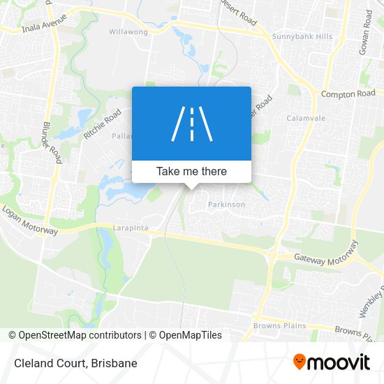Cleland Court map