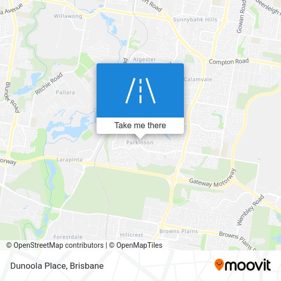 Dunoola Place map