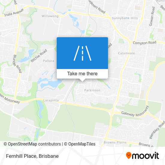 Fernhill Place map