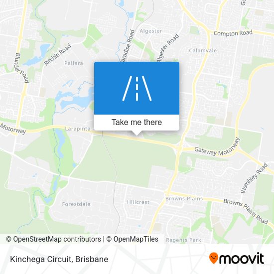 Kinchega Circuit map