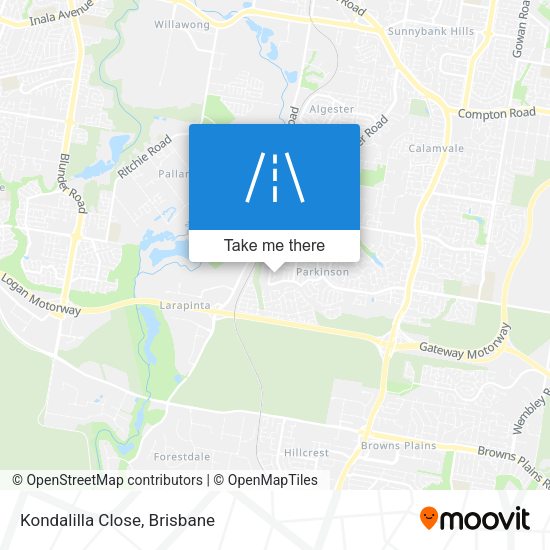 Kondalilla Close map