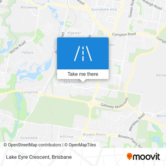 Lake Eyre Crescent map