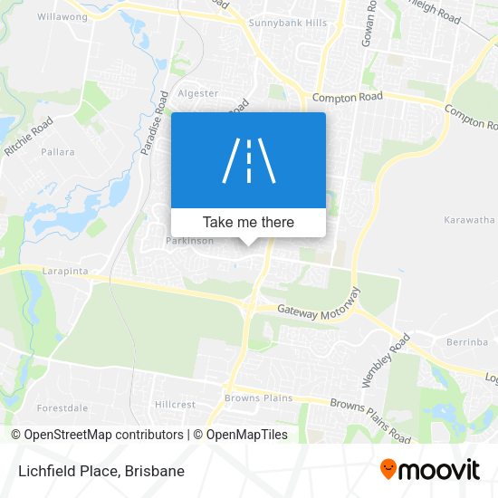 Lichfield Place map