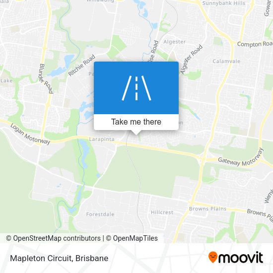 Mapleton Circuit map