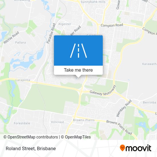 Roland Street map