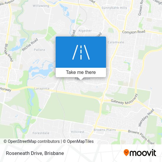 Roseneath Drive map