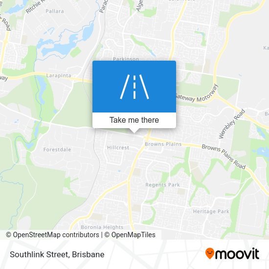 Southlink Street map