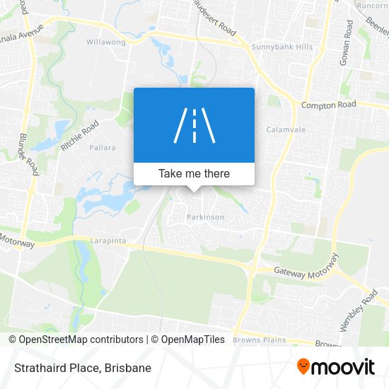 Strathaird Place map