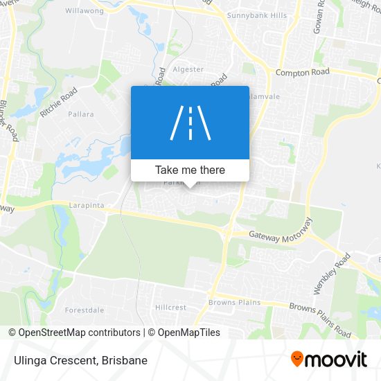 Ulinga Crescent map