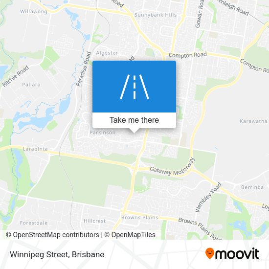 Winnipeg Street map