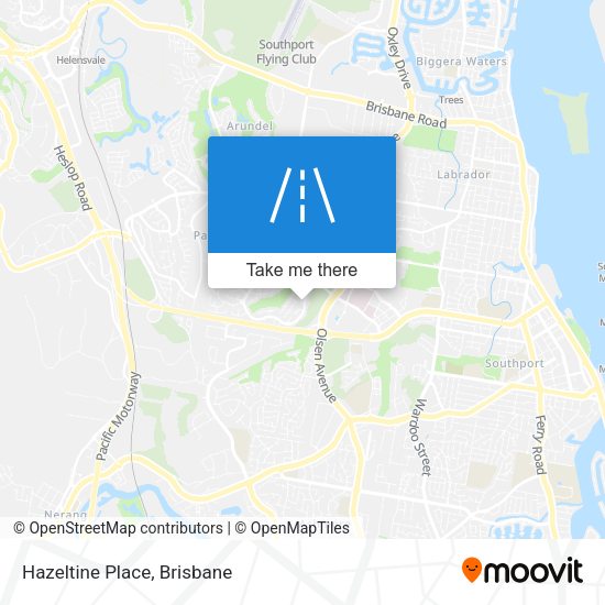 Hazeltine Place map