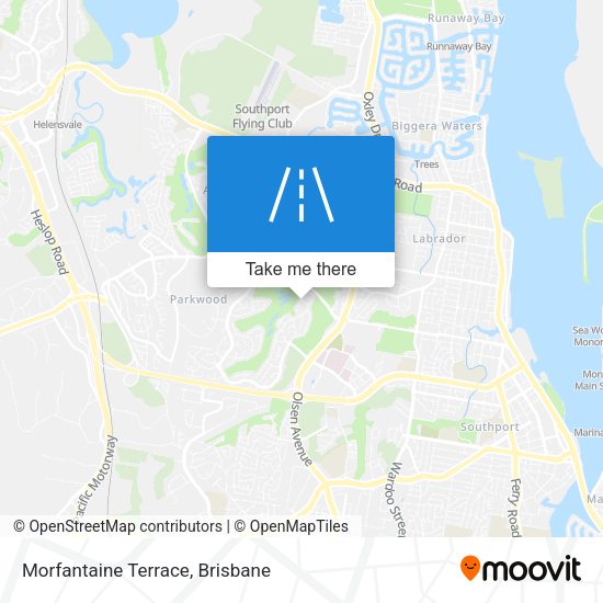 Morfantaine Terrace map