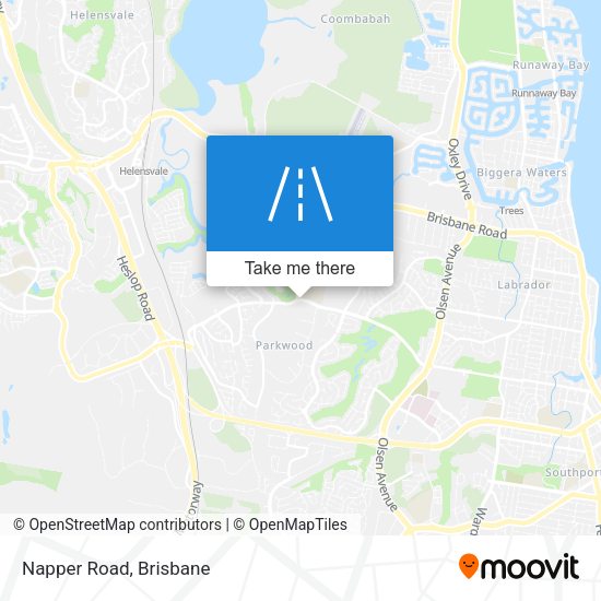 Napper Road map