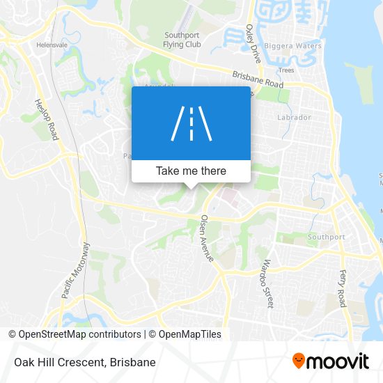 Oak Hill Crescent map