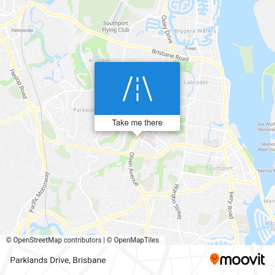 Parklands Drive map