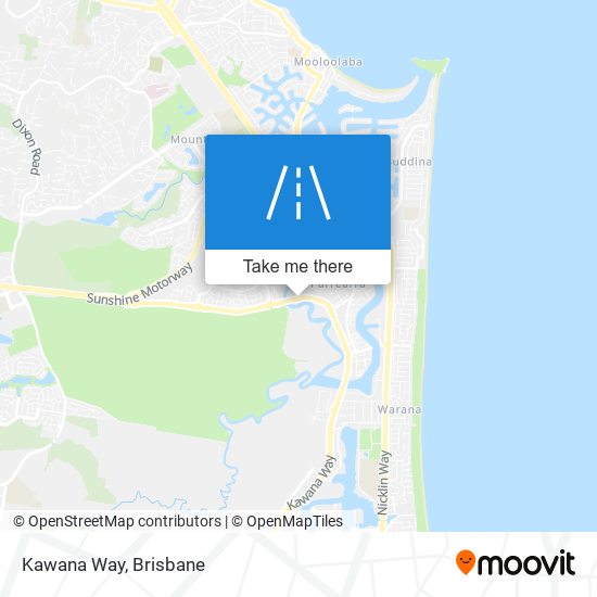 Kawana Way map