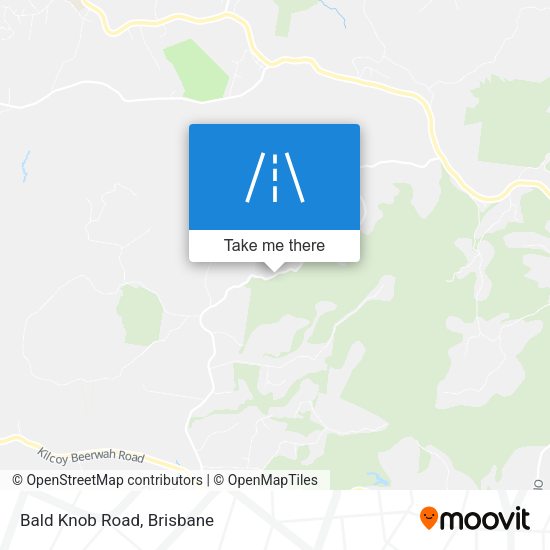 Bald Knob Road map
