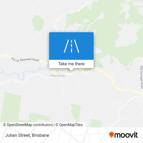 Julian Street map