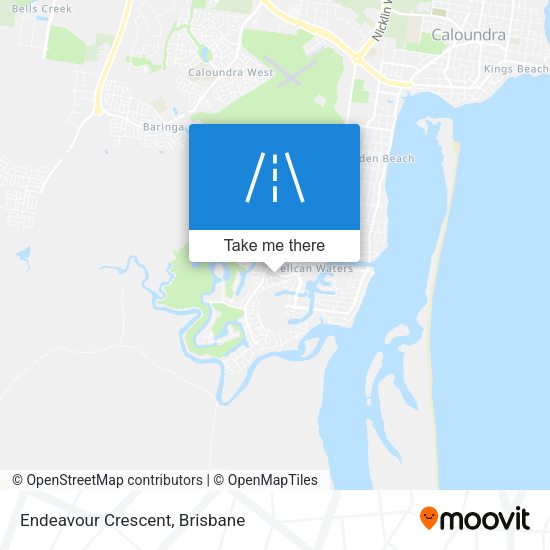 Endeavour Crescent map