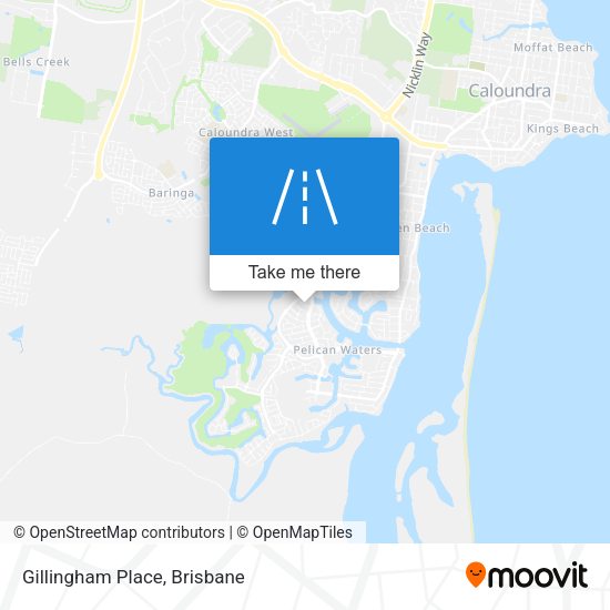 Gillingham Place map