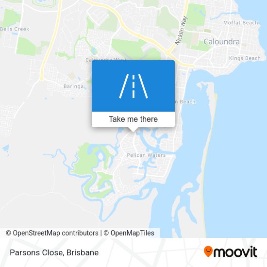 Parsons Close map
