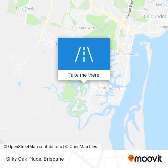 Silky Oak Place map