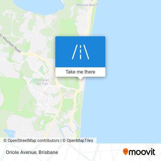 Oriole Avenue map
