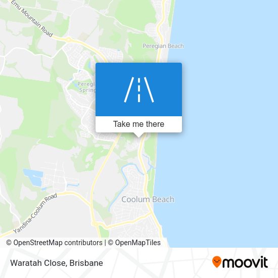 Waratah Close map