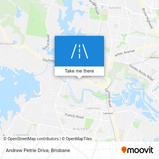 Andrew Petrie Drive map