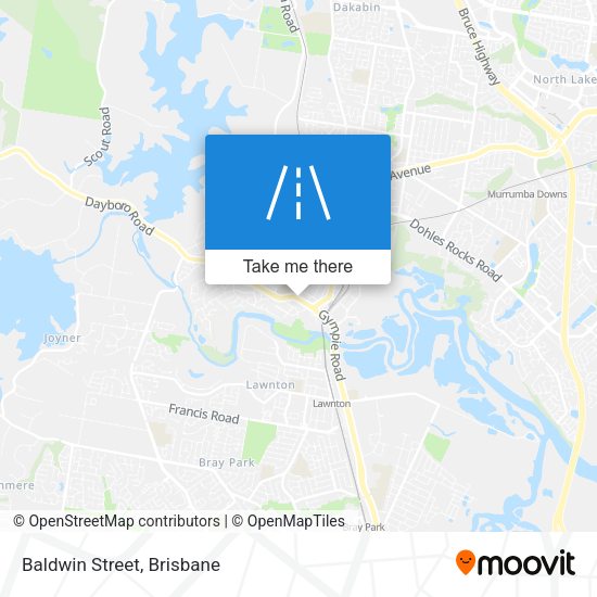 Baldwin Street map