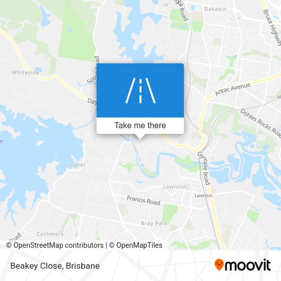 Beakey Close map