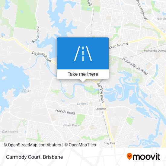Carmody Court map