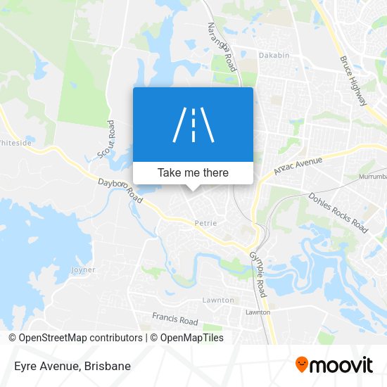 Eyre Avenue map