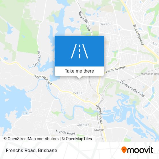 Frenchs Road map