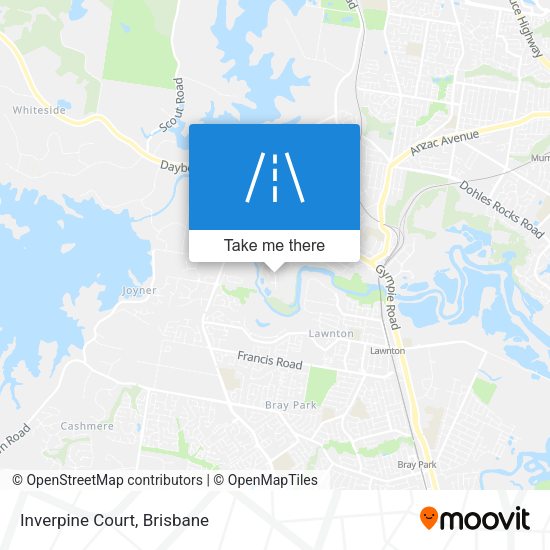 Inverpine Court map