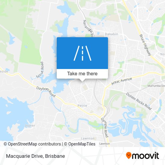 Macquarie Drive map
